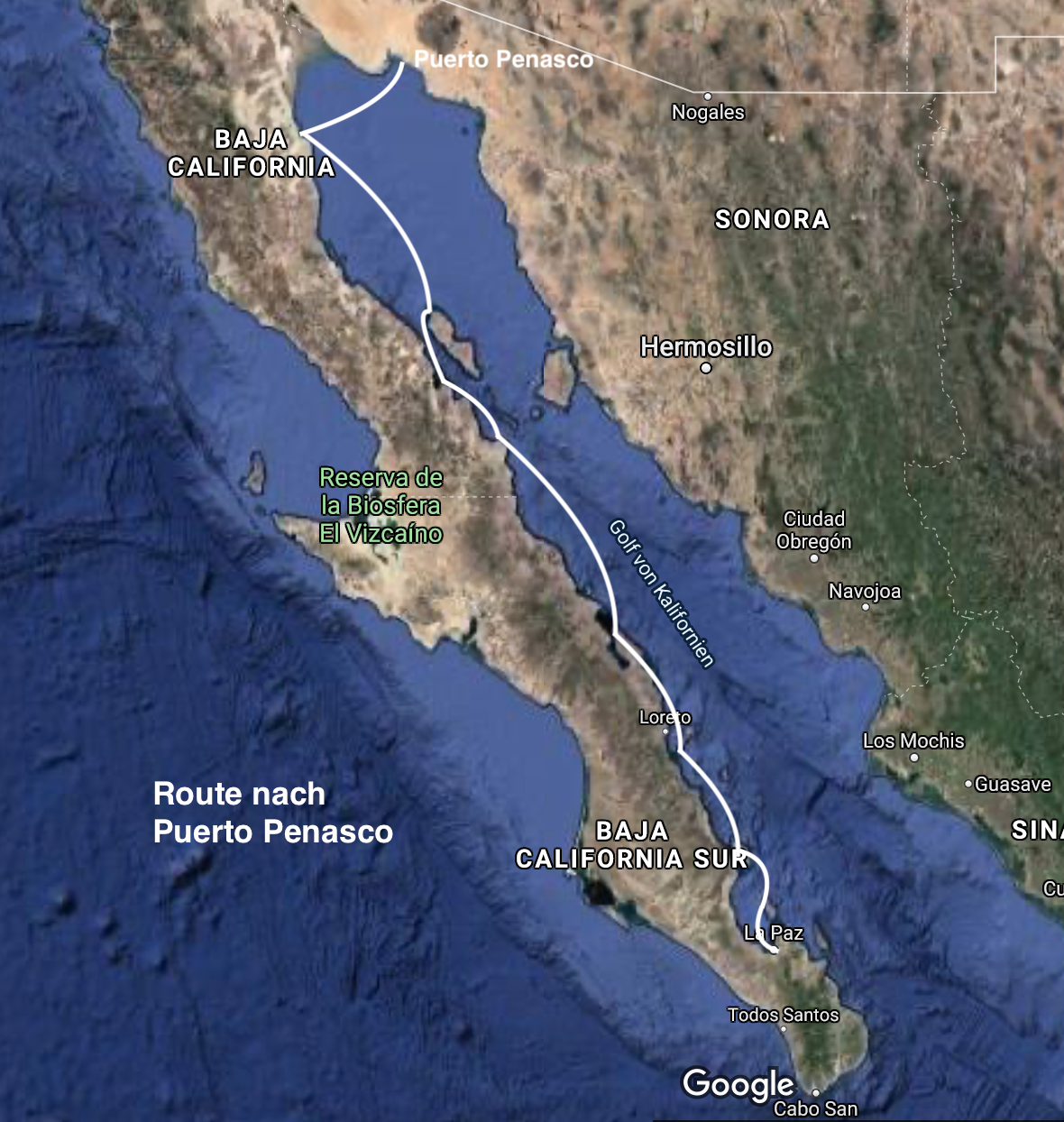 Törn nach Puerto Penasco